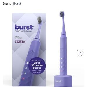 Lavender purple Burst electric tooth brush